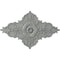 Ekena Millwork Melchor Diamond Medallion (Canopies up to 4"), 67 1/4"W x 43 3/8"H x 4"ID x 2"P, Primed White CM70X43ML - alternate 1